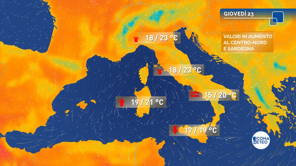meteo maltempo giovedì