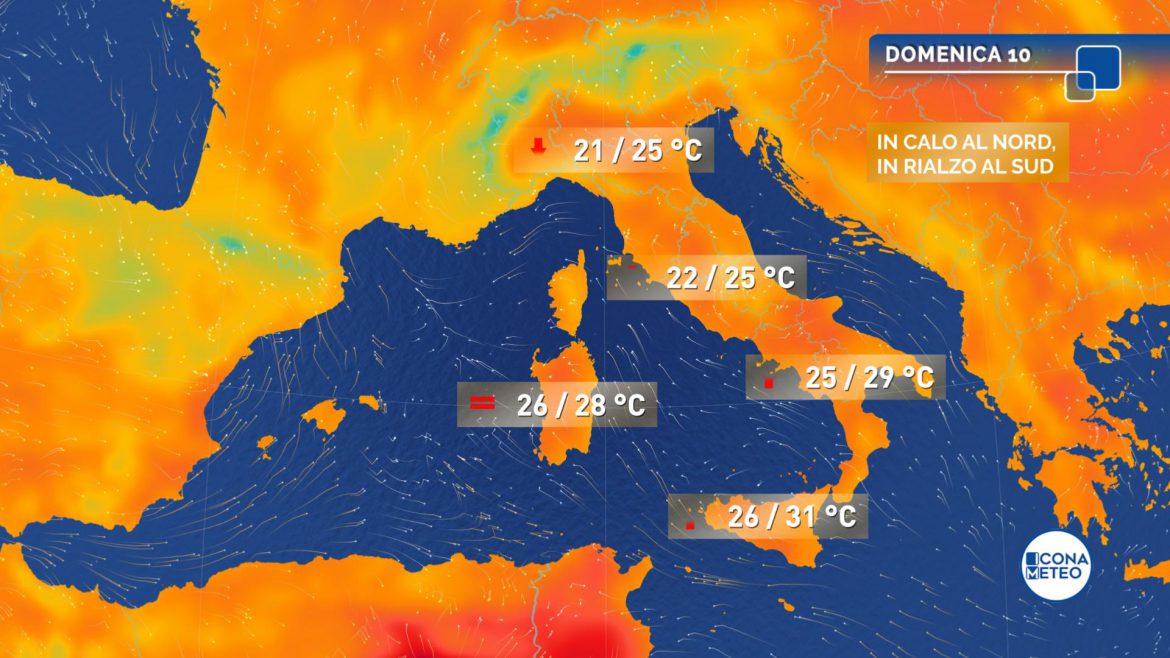 temperature domenica