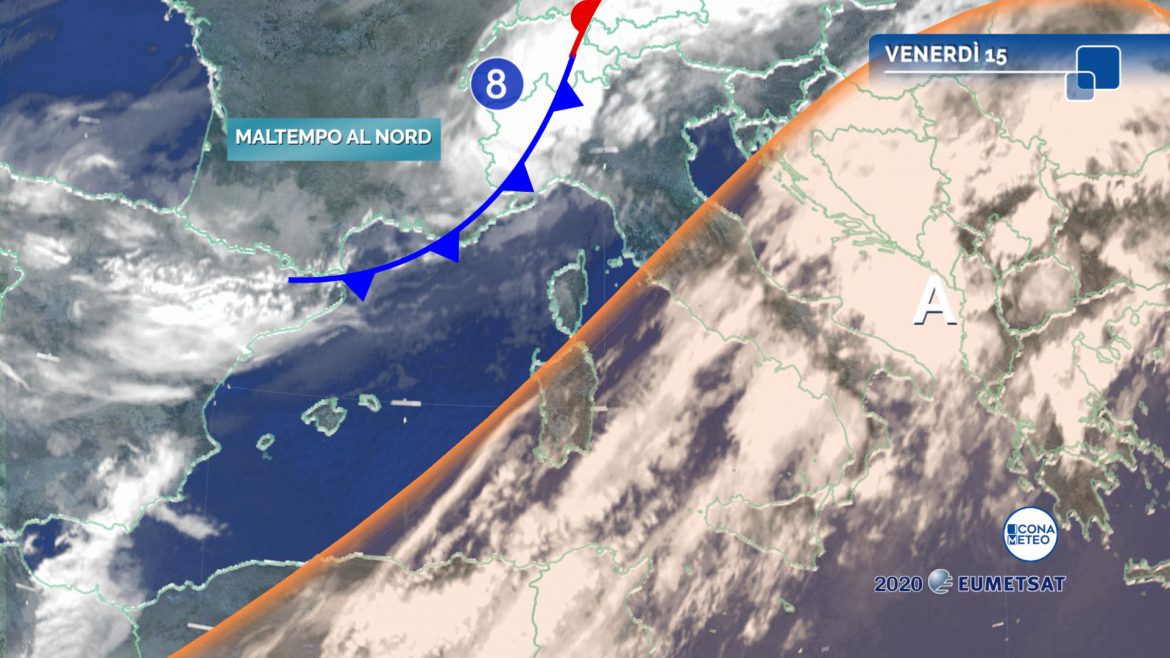 meteo venerdì satellite