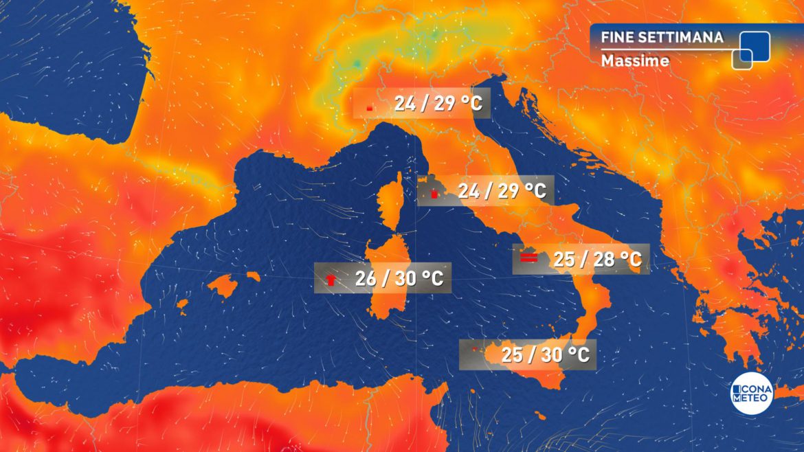 meteo weekend estate