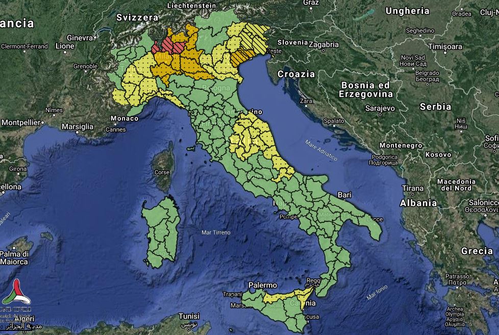 allerta meteo 9 giugno