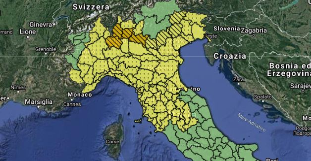 allerta meteo temporali