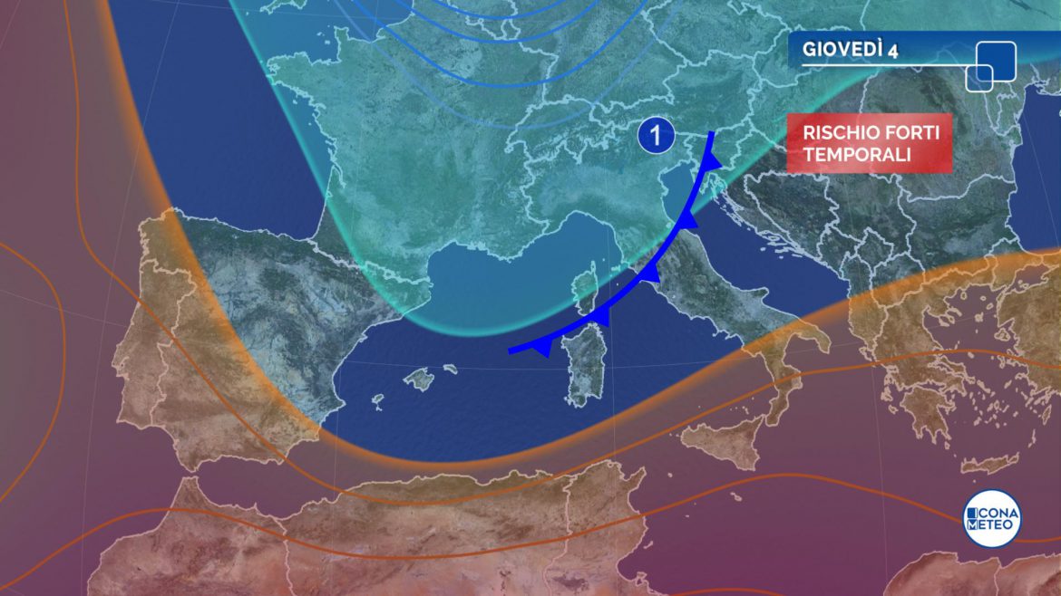 temporali giovedì