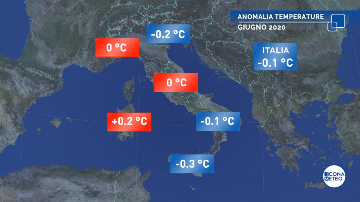 clima giugno temperature