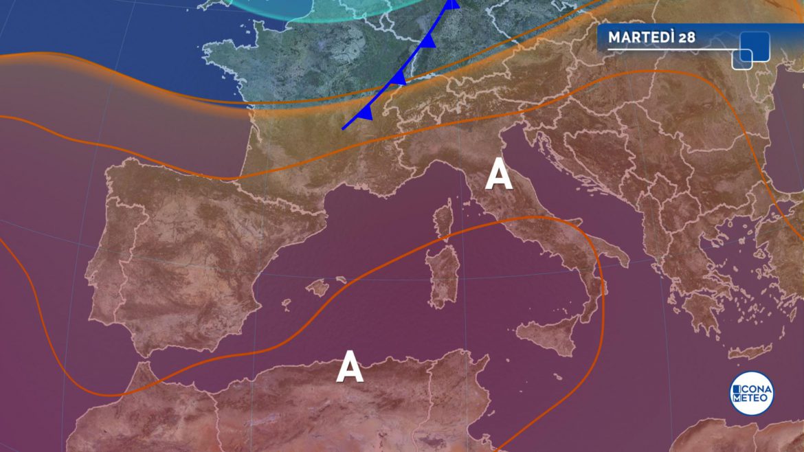 meteo martedì