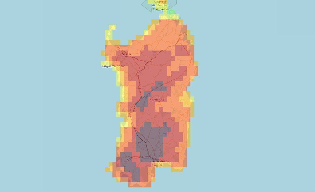 Il pericolo incendi in Sardegna