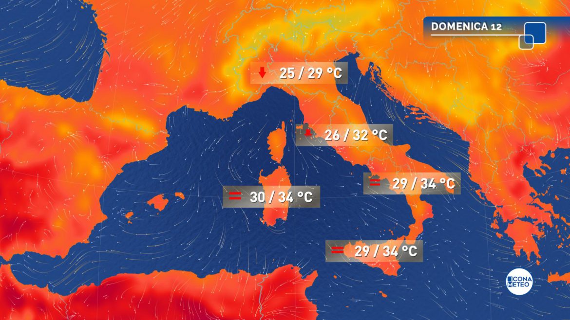 meteo domenica