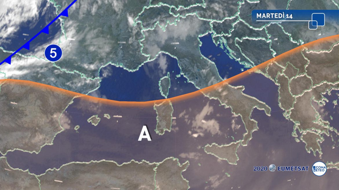 meteo martedì