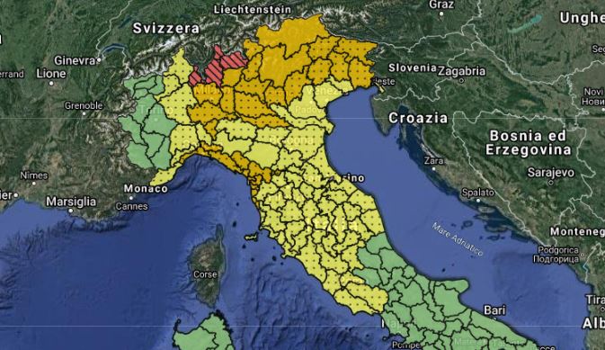 allerta meteo maltempo