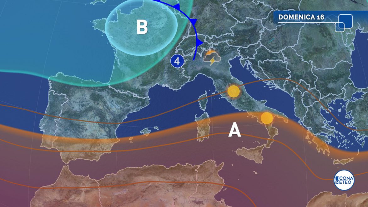 meteo domenica temporali