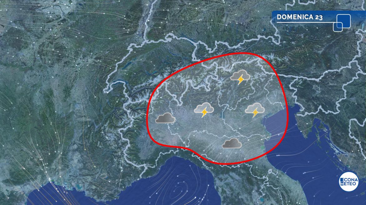 meteo domenica temporali