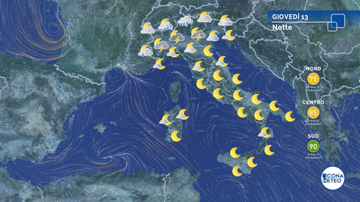 temporali meteo maltempo nord