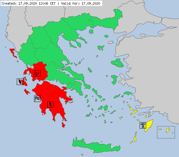 ciclone allerta grecia