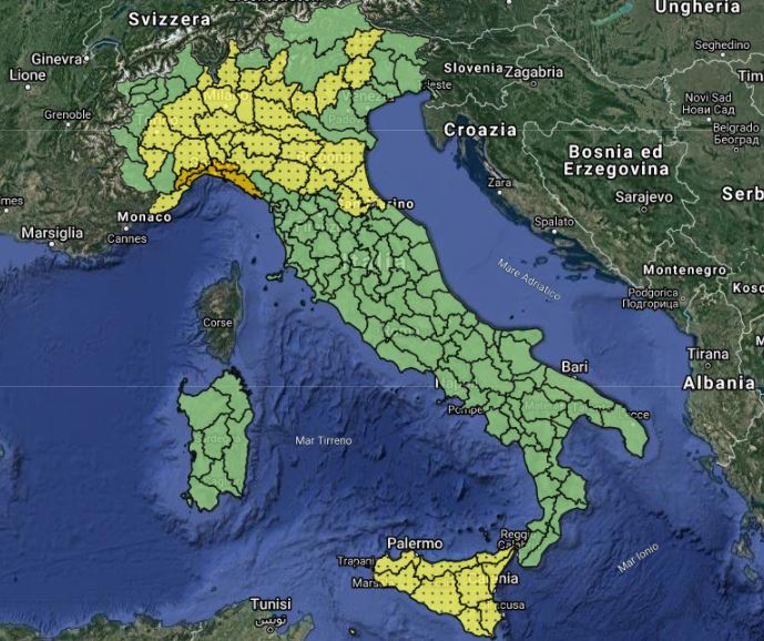 allerta meteo temporali