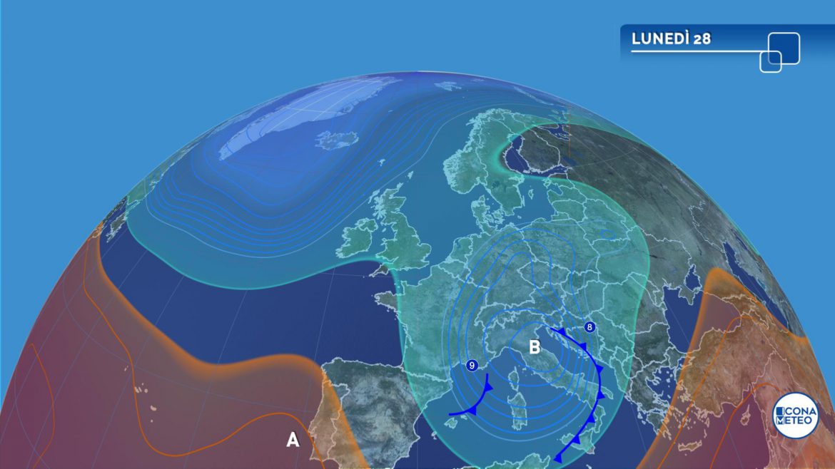 maltempo lunedì meteo