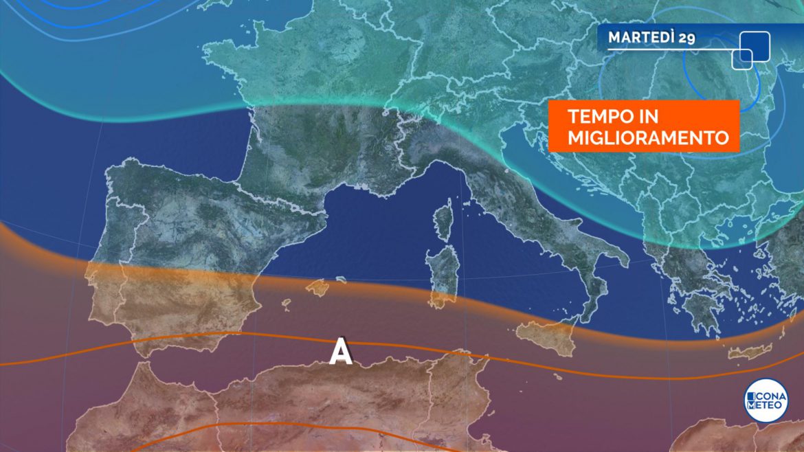 meteo martedì