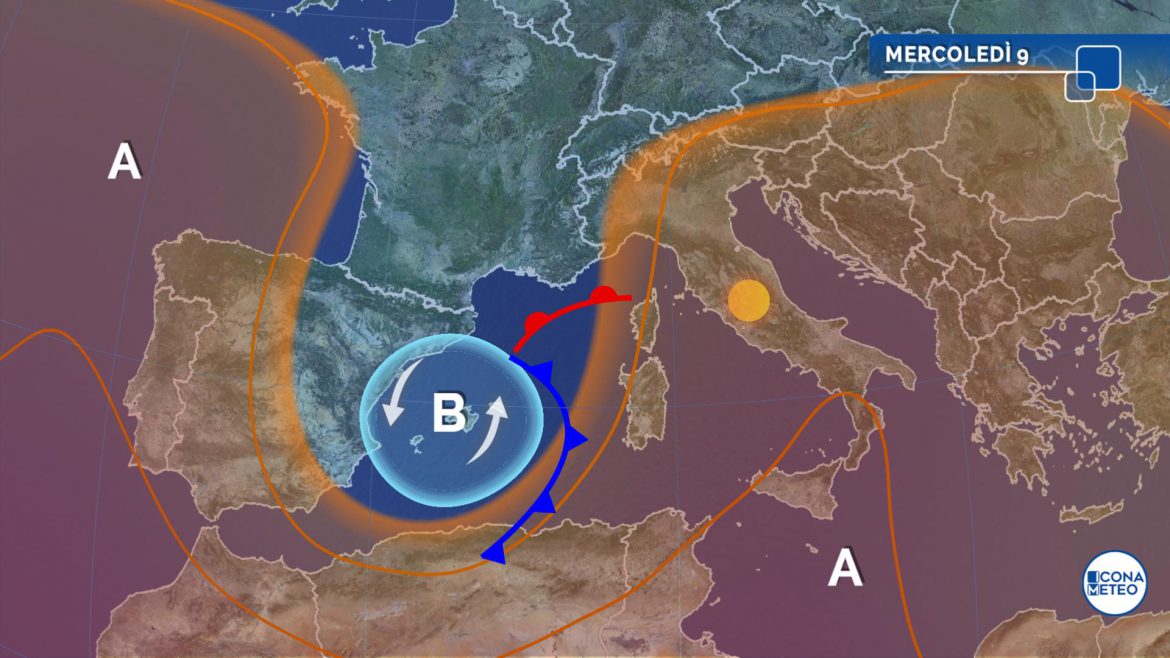 meteo mercoledì 9 settembre