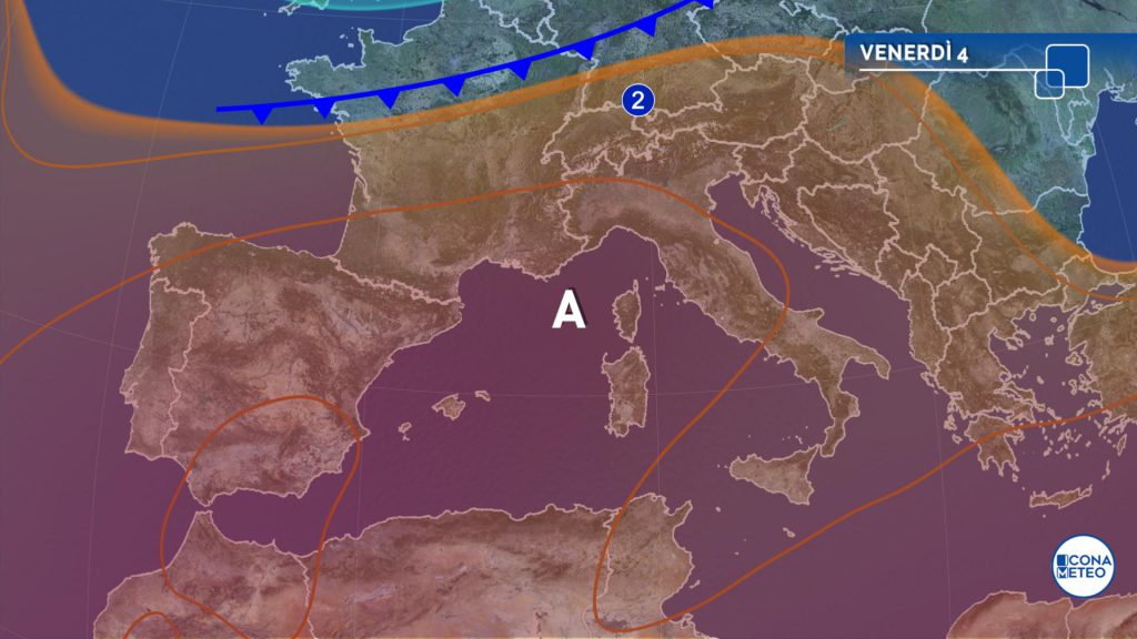 anticiclone delle azzorre