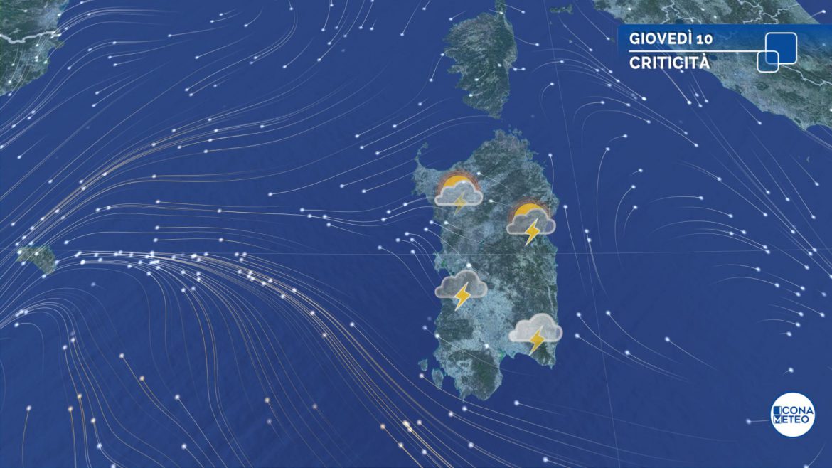 meteo giovedì criticità