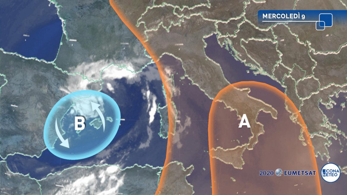 meteo mercoledì