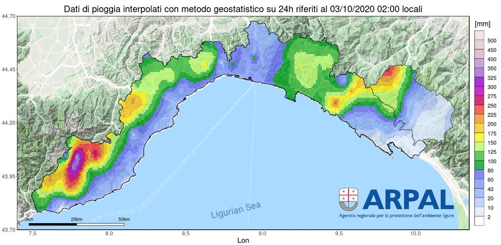 maltempo liguria