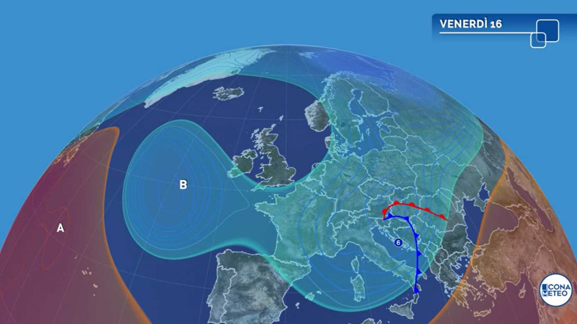 meteo venerdì maltempo