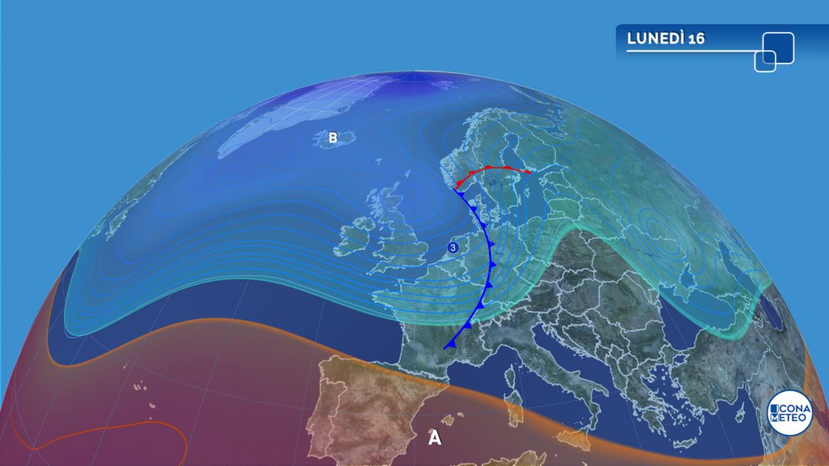 meteo lunedì 16