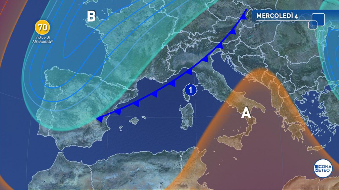 meteo mercoledì