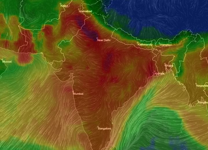 smog nuova delhi india