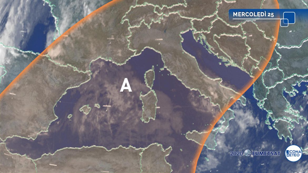 meteo mercoledì