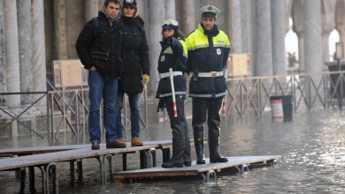 Photo of A Venezia marea molto sostenuta: è bollino arancione