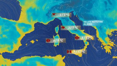 Photo of Freddo e neve in arrivo sull’Italia, fiocchi anche a quote di collina: ecco dove