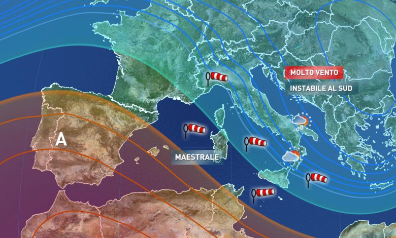 meteo lunedì 22 dicembre