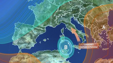 Photo of VORTICE ciclonico verso il Tirreno: domani piogge su Nord-Ovest e Isole