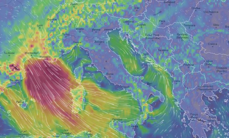 vento oggi