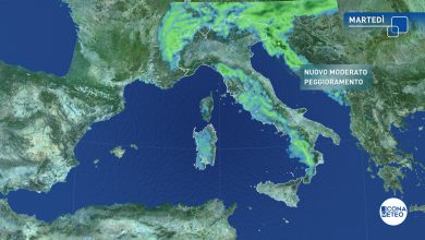 Photo of Perturbazione sull’Italia: oggi NEVE sulle Alpi e PIOGGIA in molte regioni