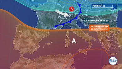 Photo of Oggi ancora clima PRIMAVERILE ma è in arrivo una nuova PERTURBAZIONE