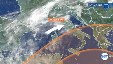 Photo of Si avvicina una PERTURBAZIONE da ovest: le zone a rischio PIOGGIA