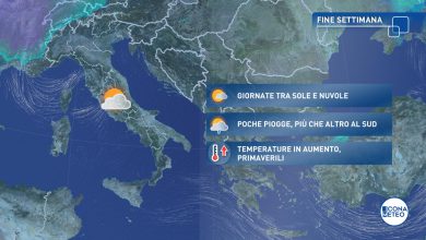 Photo of Meteo, nel weekend si attenua il maltempo e tornano temperature primaverili: la tregua, però, sarà breve