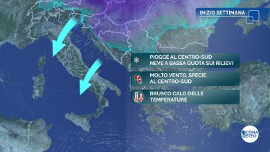 Photo of Il FREDDO proseguirà anche a metà settimana con NEVE a quote basse: i dettagli