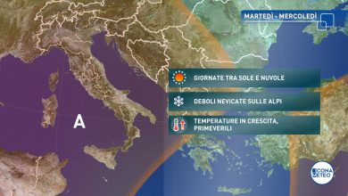 Photo of Meteo, lunedì nuovo rapido peggioramento del tempo: poi cosa succederà?