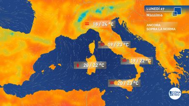 Photo of TEMPERATURE sopra la media, ma il CAMBIAMENTO è vicino: le previsioni