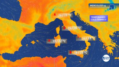 Photo of Oggi clima più FREDDO e VENTI intensi: i dettagli