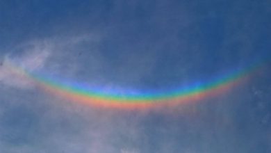 Photo of Un ARCOBALENO ROVESCIATO sui cieli del Veneto