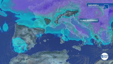 Photo of VORTICE CICLONICO sfiora l’Italia: piogge al Sud e sulle Isole