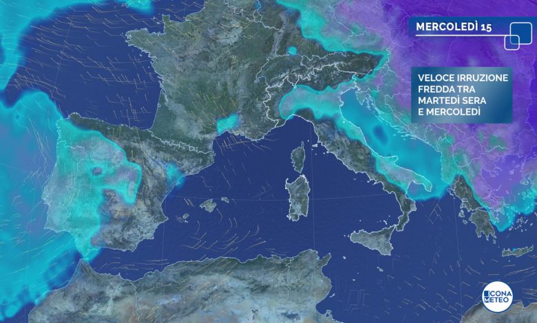 meteo mercoledì freddo