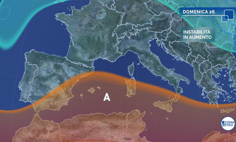Domani piogge su Campania, Calabria e Isole
