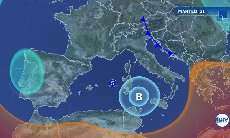 oggi tornano le piogge