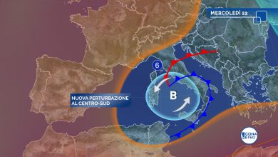 Photo of METEO, ancora maltempo e rischio di PIOGGIA INTENSA: ecco dove