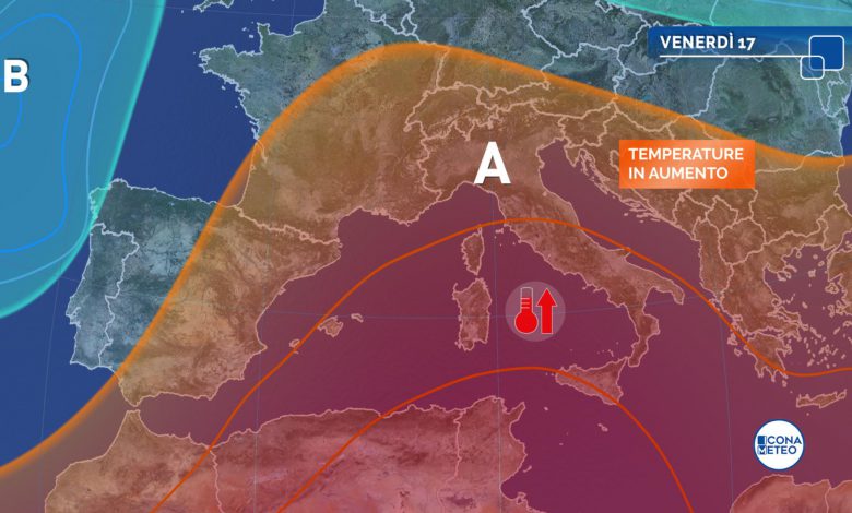 meteo fine settimana